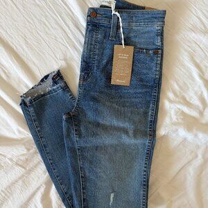 Madewell Curvy High-Rise Skinny Jeans: Drop Step-Hem Edition